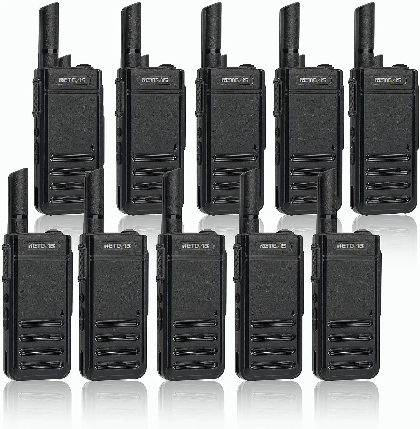 

Walkie-Talkies,USB-C Rechargeable Two-Way Radios,Call Tone,Rugged,VOX Hands Free Portable 2 Way Radios for Healthcare Utility Sc