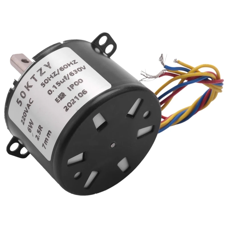 50Ktyz Ac220V 10W 0.5A 2.5R/ Min Permanent Magnet Synchronous Motor Ac Gear Reduction Cw / Ccw | AC