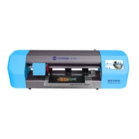 s 890c auto film cutting machine mobile phone front screen back cover protect cut tool intelligent film cutter for watch camera