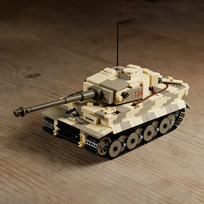 Тяжелый военный танк-конструктор MOC: Модульные строительные блоки, военная техника, технологичный подарок, набор для сборки, детские игрушки для праздников (art.: 3920da3bc841e) - 3920da3bc841e