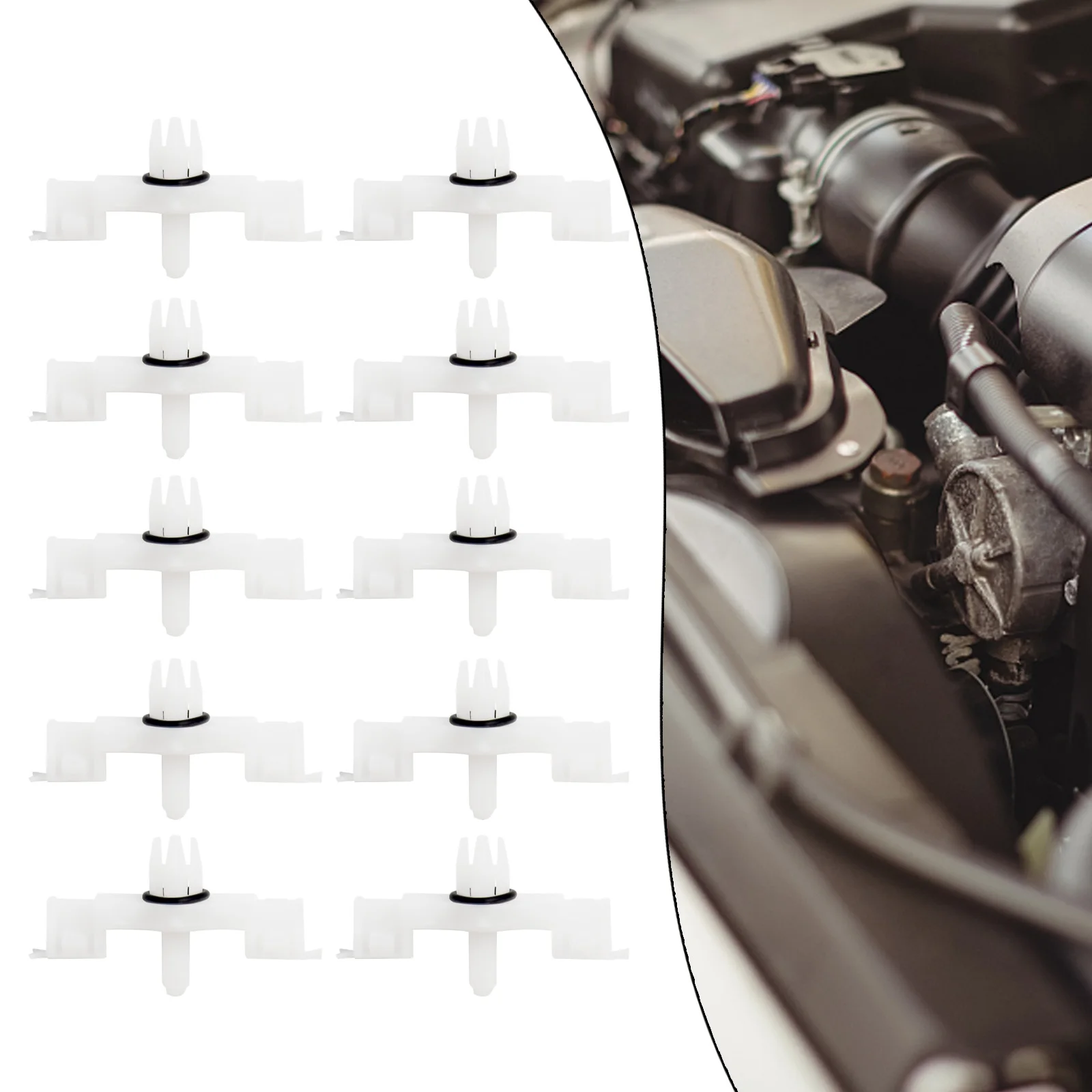 

Door Sill Rail Retaining Clip 10 PCS/set 7L0853547A 95555954700 Door Sill For Cayenne For Porsche Nylon Trim Clips