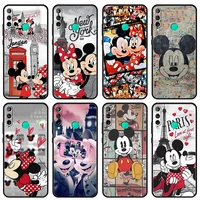 Minnie Mouse Mickey Love Case for Huawei P30 Lite Smart P40Lite P30 Pro P20 P10 P40 Pro Plus P50 Phone Cover Shell Bag