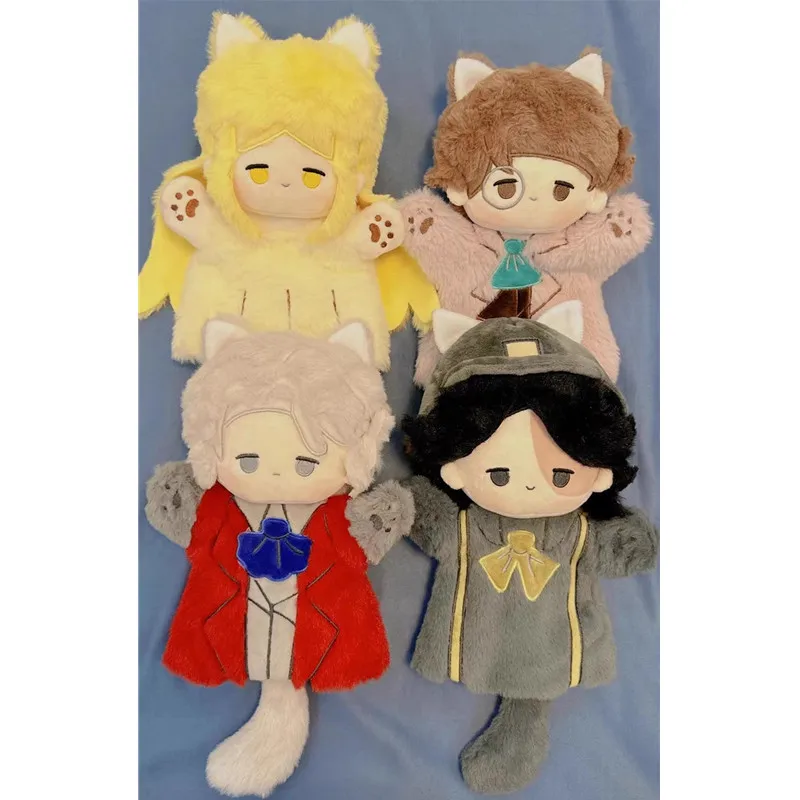 

Game Key Chain Anime Identity V Prospector Novelist Frederick Kreiburg 20cm Plush Cosplay Hand Puppet Plush Doll Gift