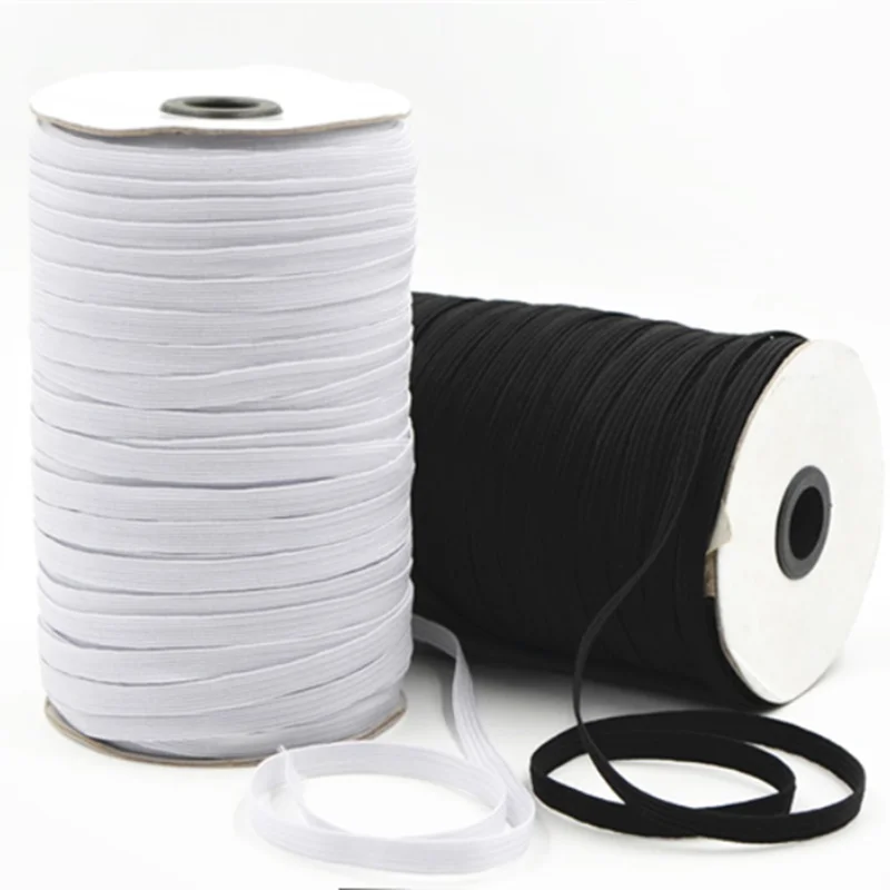 

5M/Lot High-Elastic Sewing Elastic Ribbon Elastic Spandex Band Trim Sewing Fabric DIY Garment Accessories 3/4/5/6/8/10/12mm