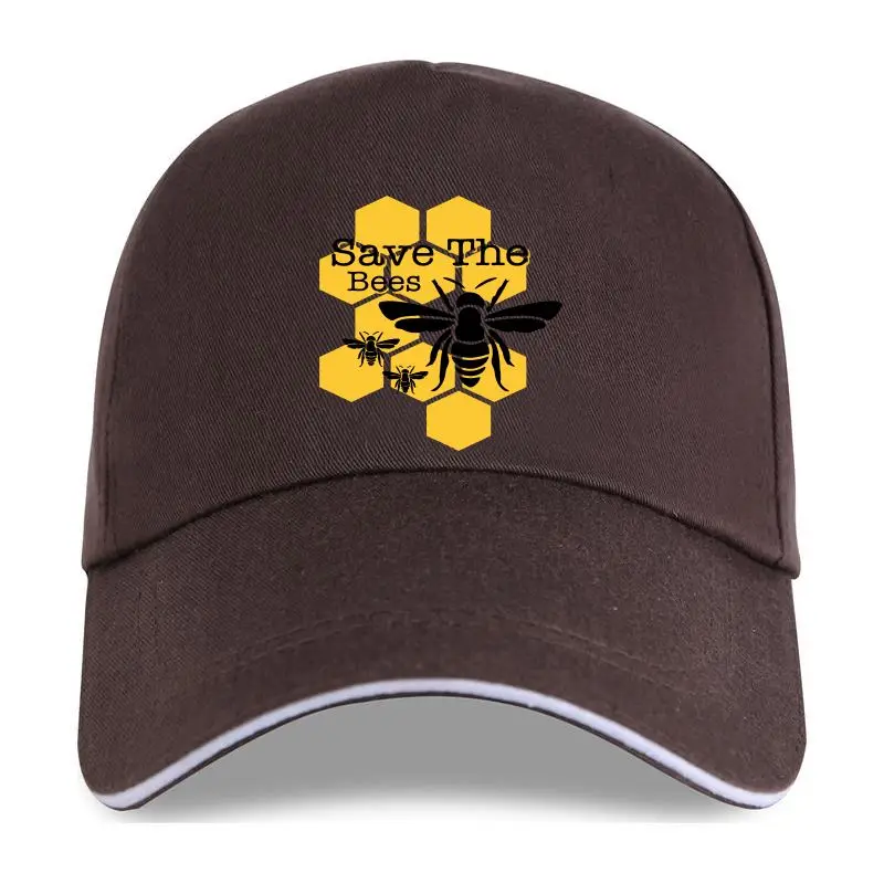 

new cap hat Design Honeycomb Save The Bees Men Baseball Cap Red Tops Racer Clothes Funky Summer Cotton Hip Hop Unique Man