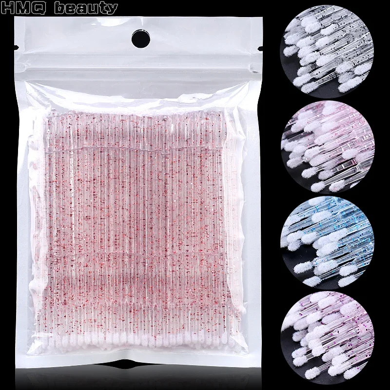 Кристаллические одноразовые кисти для ресниц тампон микрокисти инструменты