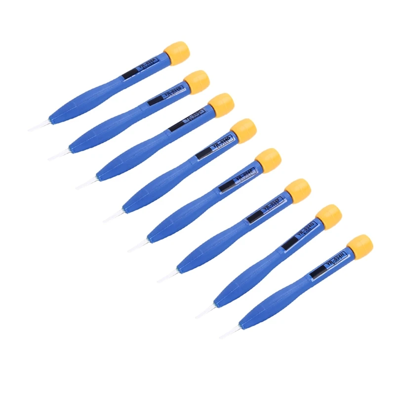 

8x/Set Anti-static Screwdrivers Adjust Frequency Screwdrivers Plastic Ceramic Set Practical Hand Tools for Home Outdoor