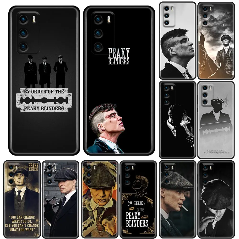

P30Lite Silicone Case For Huawei P20 P30 P40 P10 Lite P50 Pro Plus P Smart 2019 Cases Soft Cover The Peaky Blinders Tommy Shelby