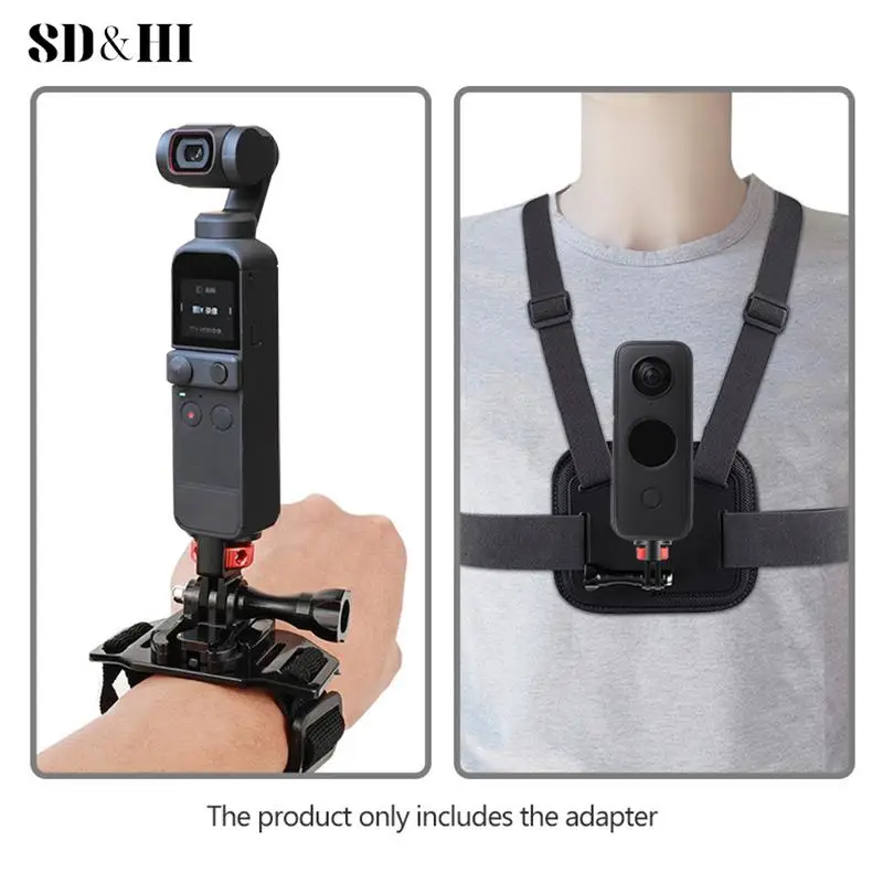 Алюминиевый адаптер для мини-штатива камеры, переходник с ЧПУ для камеры GoPro Hero 10 9 Insta360 и других стандартов 1/4 Acc