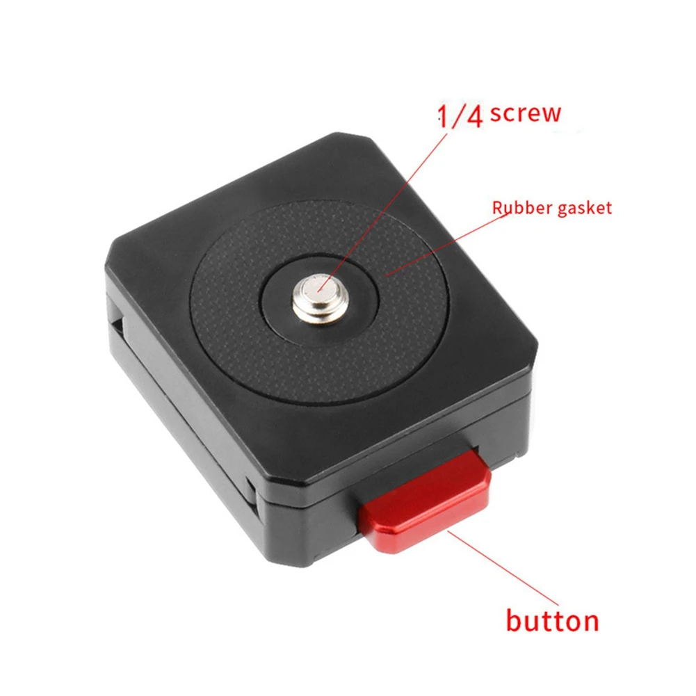 Фото Система быстросъемного крепления B29C-Camera Quick Release V Mount Lock QR 1/4 для штативов, моноподов, слайдеров, DSLR-камер, видеокамер, гимбалов Ronin S, SC, Zhiyun Crane №2