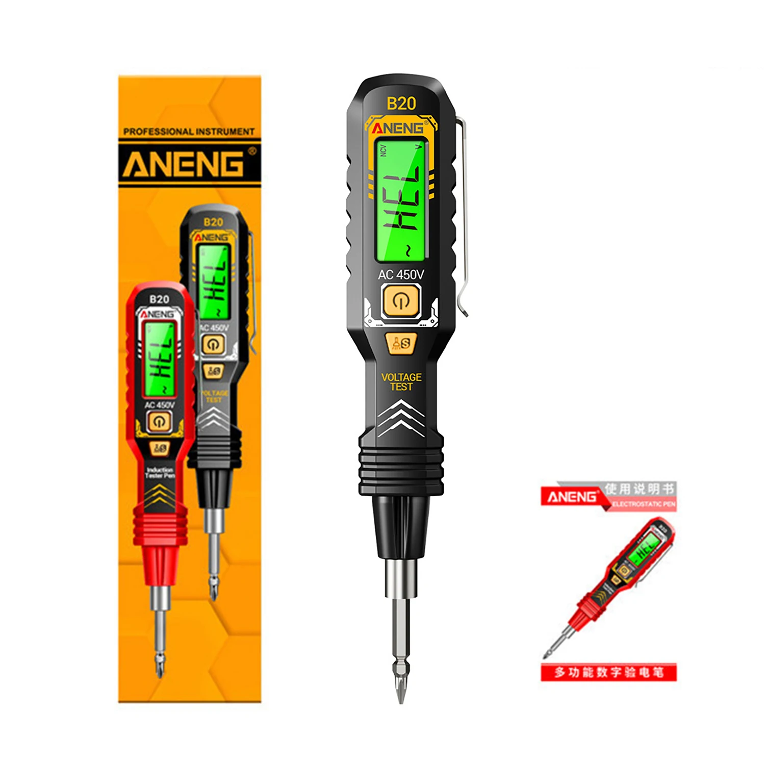 ANENG B20 Цифровой Тестер Напряжения