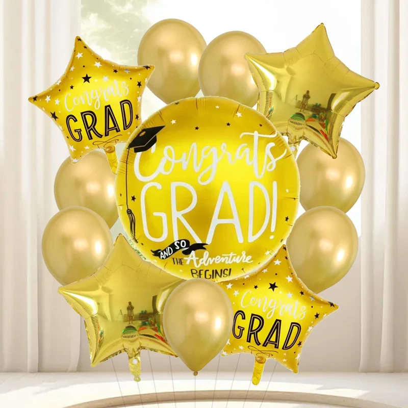 Окончание учебного сезона набор из алюминиевой пленки воздушный шар сцена