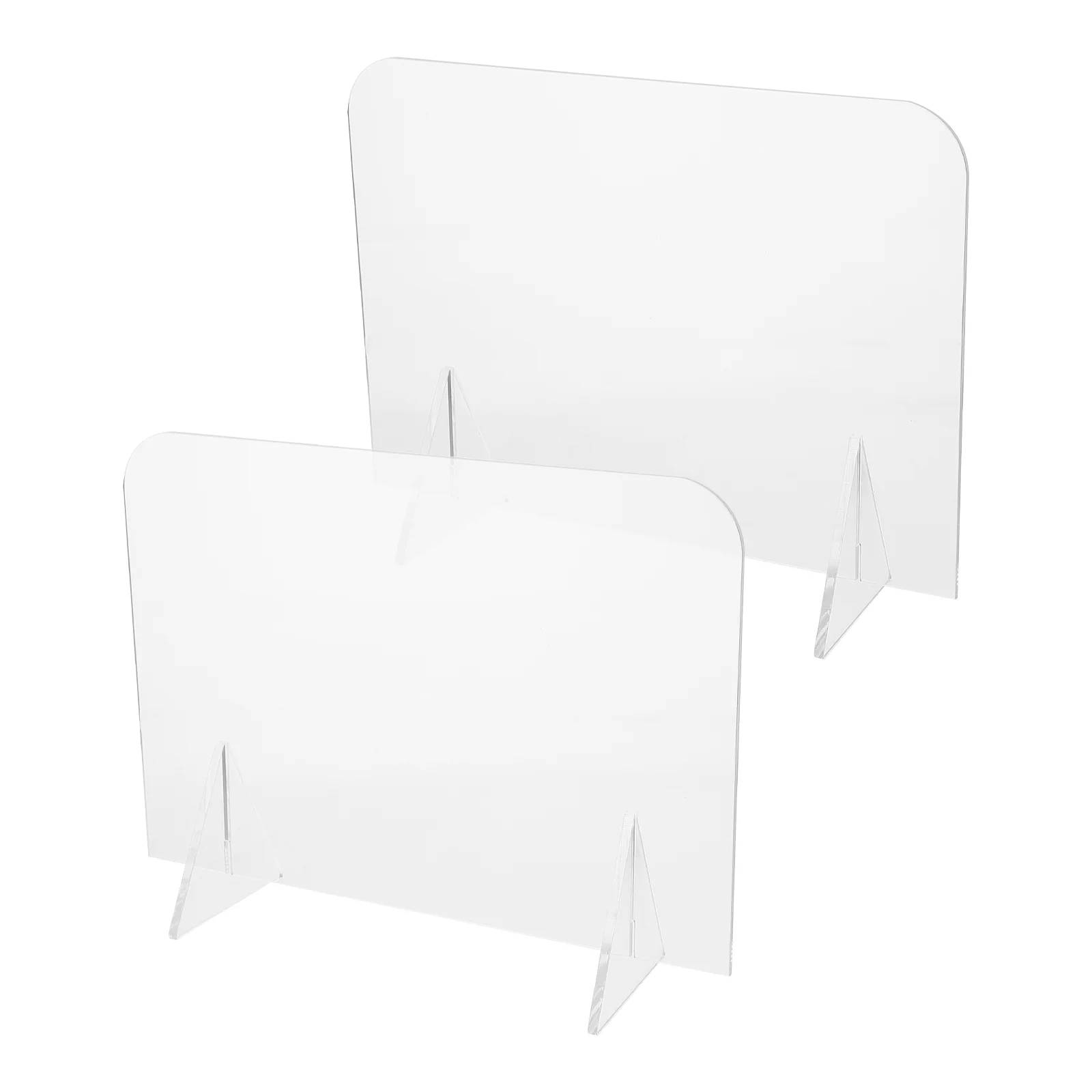 

2Pcs Acrylic Note Boards Clear Desktop Memo Boards Acrylic Dry Erase Boards Desktop Decor