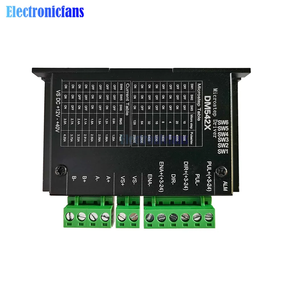 Цифровой Драйвер шагового двигателя DM542X DSP 42/57 128 А низкий уровень шума низкое
