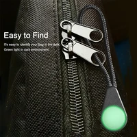 510pcs glow zipper pullers kit outdoor camping hiking in the dark night zipper pulls ideal marker rucksacks tent zippers