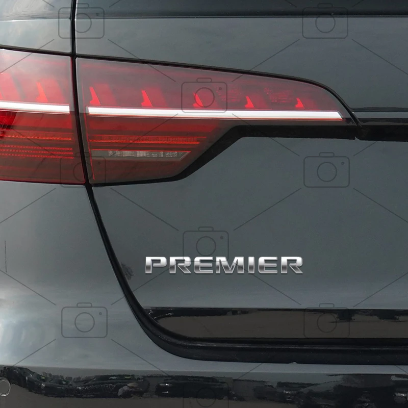 Фото Металлический кузов автомобиля Premier Logo, наклейки с буквами, Стайлинг, значок, эмблемы на багажник, наклейка для Chevrolet Blazer Traverse Trailblazer Malibu №5