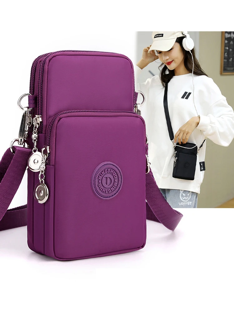 Multifunction Carrying Phone Holder Purse, Mens Small Cell Phone Crossbody  Shoulder Bag, Canvas Mini…See more Multifunction Carrying Phone Holder