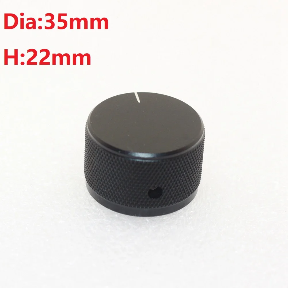 

1 Piece Dia35 *H22mm Aluminum Alloy Solid Knurled Knob Power Amplifier Solid Knob