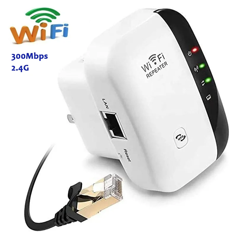 

WiFi Repeater Wi-Fi Repetidor 300Mbps Amplifier 802.11N/B/G Booster Repetidor Wi Fi Range Extender Access Point