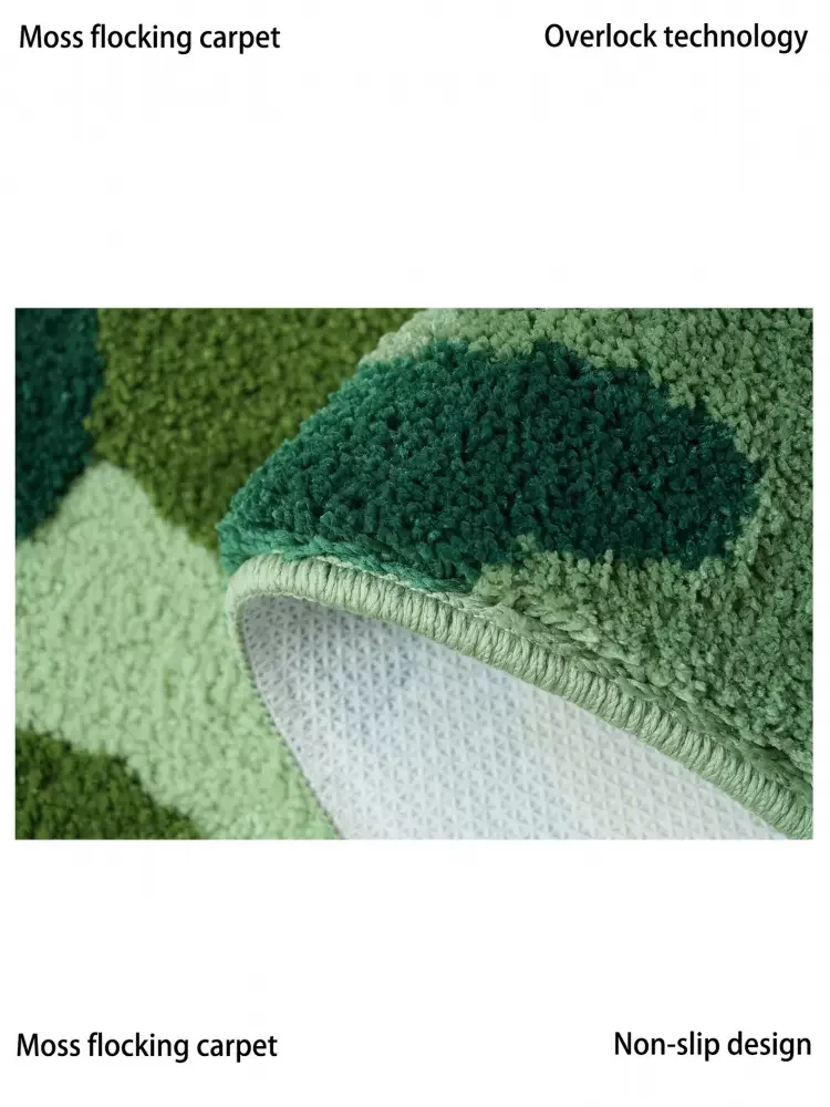 Зеленый лес озеро диван ворсовый ковер домашний Длинный мягкий для спальни