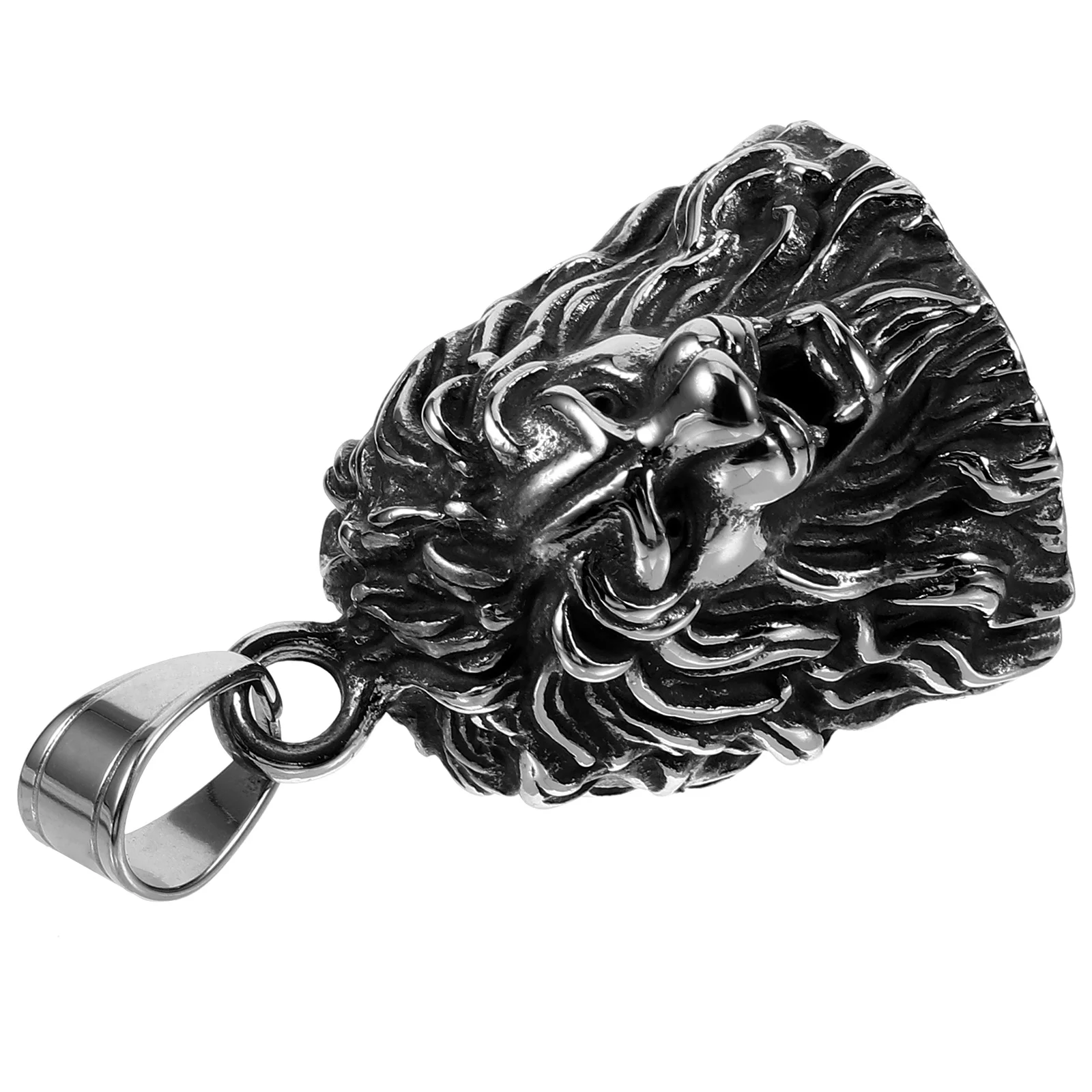 

Lion Bell Keyring Bell Lion Head Motorcycle Bell Men Costume Pendant Accessory