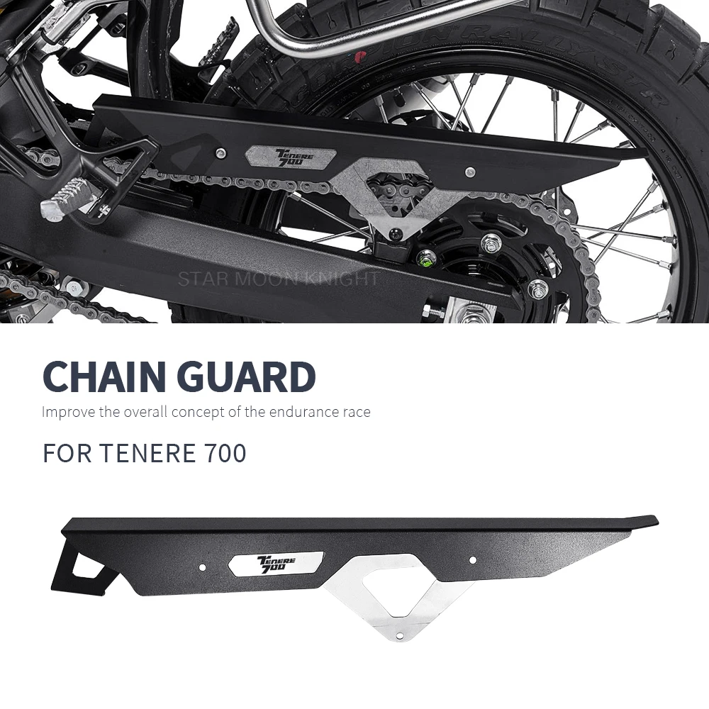 

For YAMAHA Tenere700 TENERE 700 XTZ XT 700 Z T700 T7 Rally 2019 - 2022 Motorcycle Rear Wheel Drive Chain Guard Cover Protection