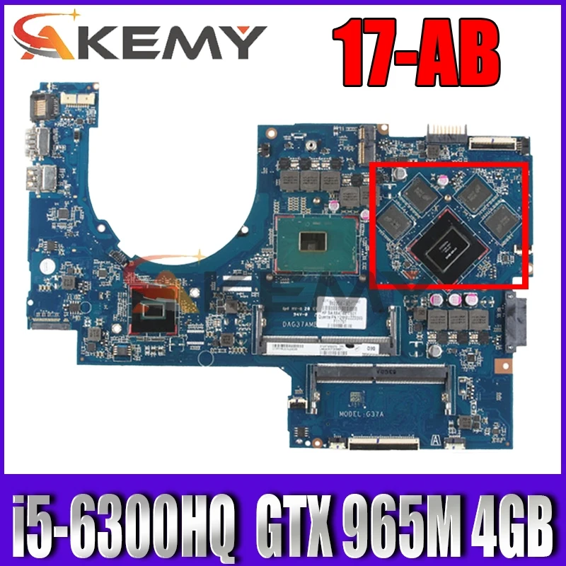 

Материнская плата для ноутбука HP 17-AB 17T-AB 862260-601 с процессором SR2FP i5-6300HQ GTX 965M 4 Гб DAG37AMB8D0 100% протестирована Быстрая доставка
