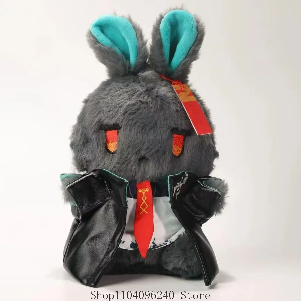 Фото Плюшевая подушка-талисман Arknights Xi Chaolongshan Rabbit: Аниме-фигурка, кукла-идол, подарок для студентов и фанатов №3