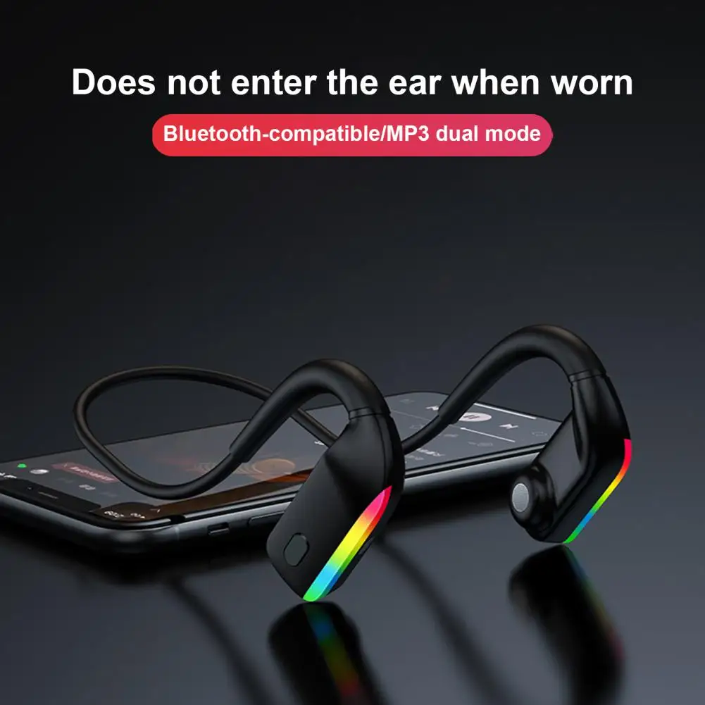 

Ear Hook IPX7 Waterproof Surround Sound Universal Bluetooth-compatible Music Earphone Wireless Earpiece for Driving
