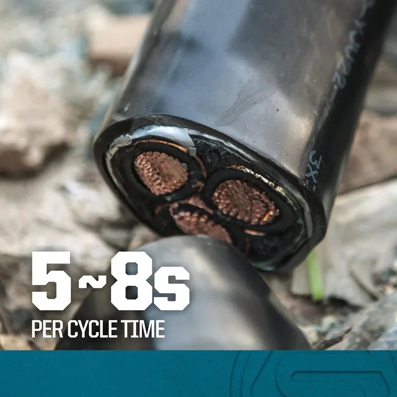 Кабельный резак Перезаряжаемый гидравлический кабельный ED-65C/85C/105C/120C кабель из