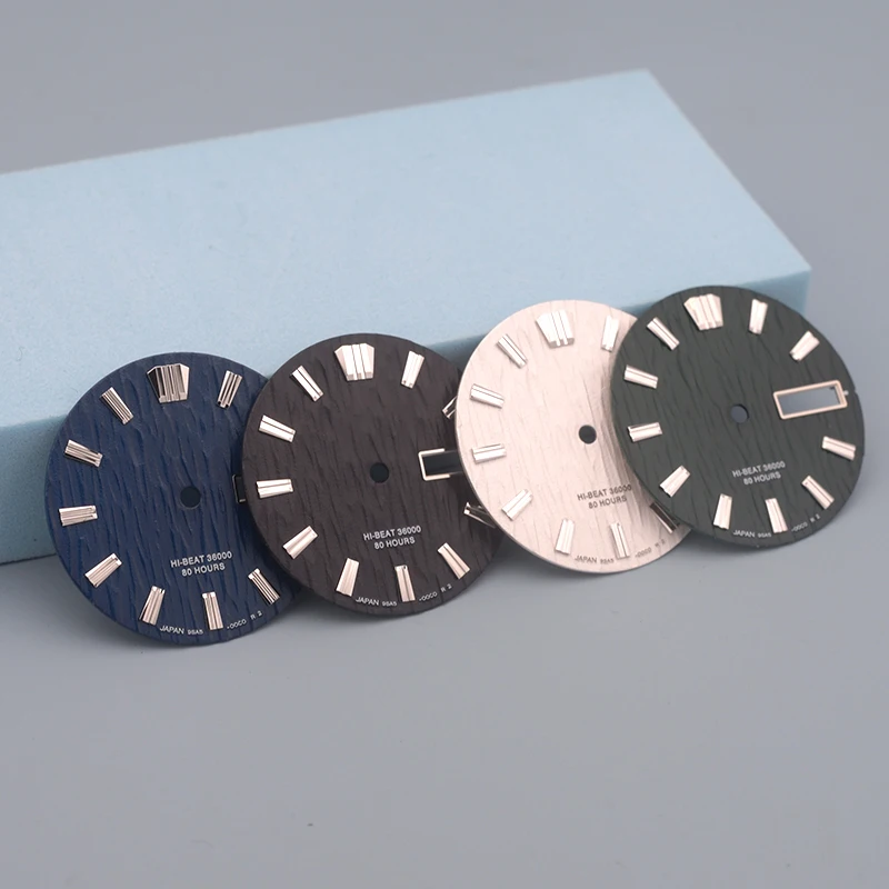

Grand S Dial 28.5mm Dial fit NH36 Movement For Grand Seiko Case men Watch repair Crown at 3.0/3.8/4.1 Watch case