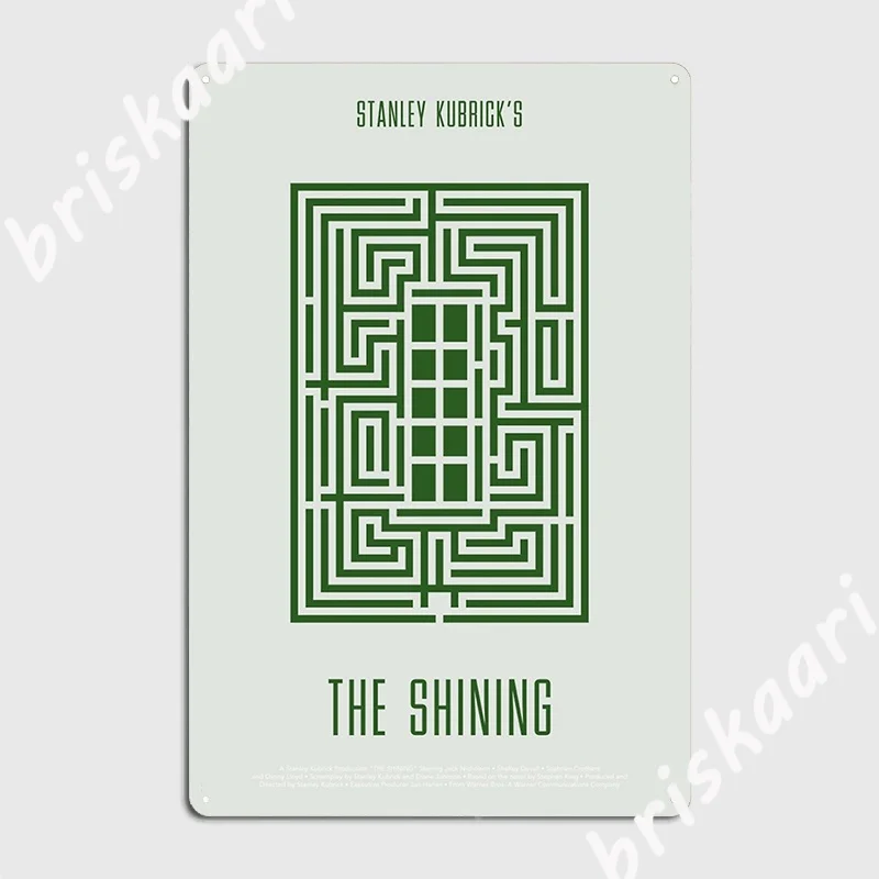 

The Shining Film Poster Metal Sign Club Bar Wall Plaque Cinema Kitchen Retro Tin Sign Poster