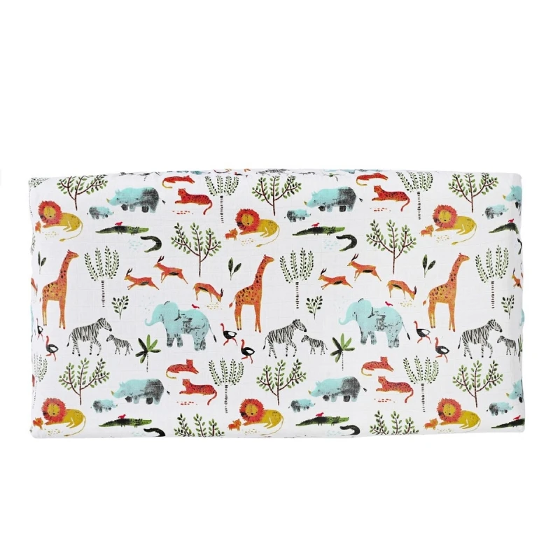 

Детская пеленка с цветочным принтом, натяжная простыня для детской кроватки