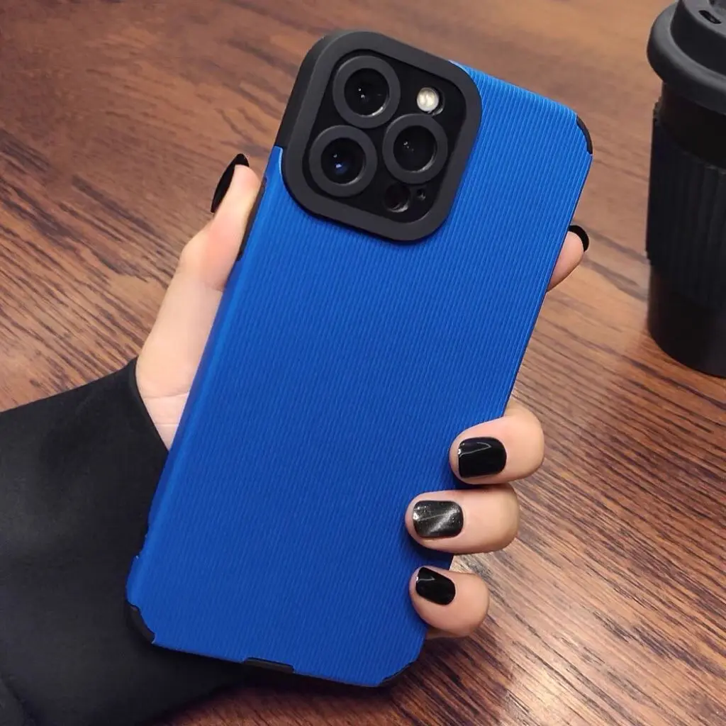 

Business Vertical Silicone All-Inclusive Shockproof Phone Case For iPhone 13 12 11Pro Max X XR XS Max 7 8 Plus