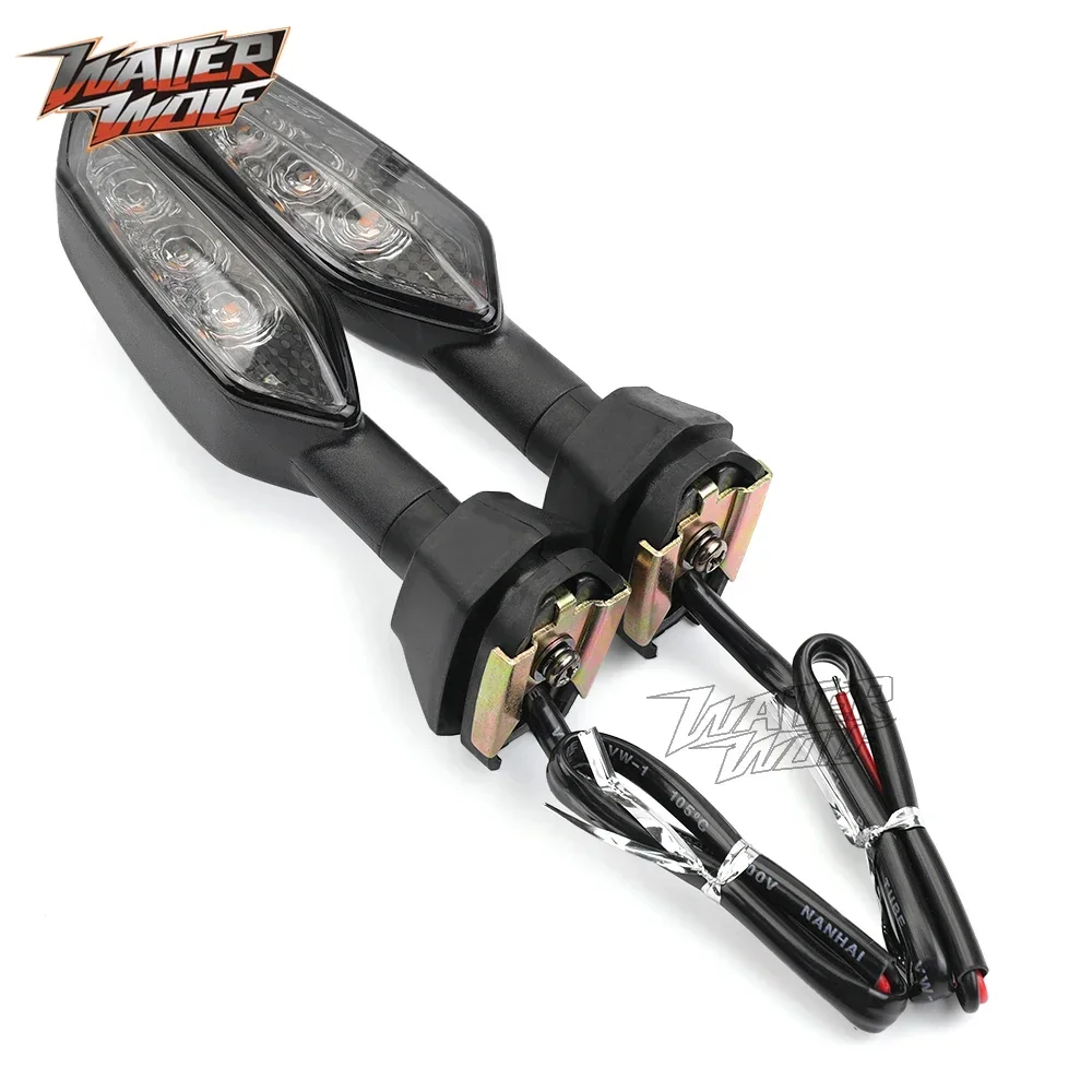 

Светодиодный задний указатель поворота для KAWASAKI Z1000SX ER6N ER6F NINJA 650 400 300 ZX6R H2, мигающие мигающие лампы для мотоцикла
