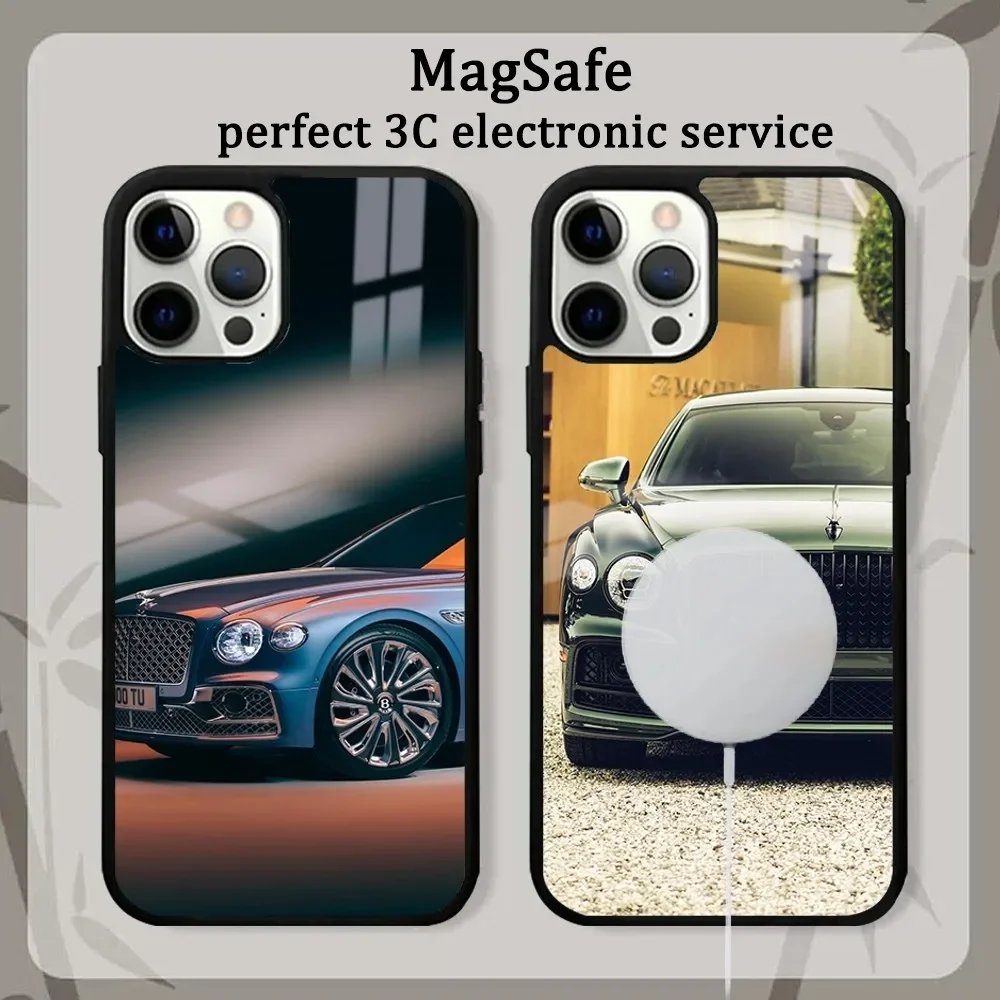 Чехол для телефона с дизайном B-Bentley-tley Coupe iPhone 15 14 13 12 11 Pro Max Plus мини-зеркальный