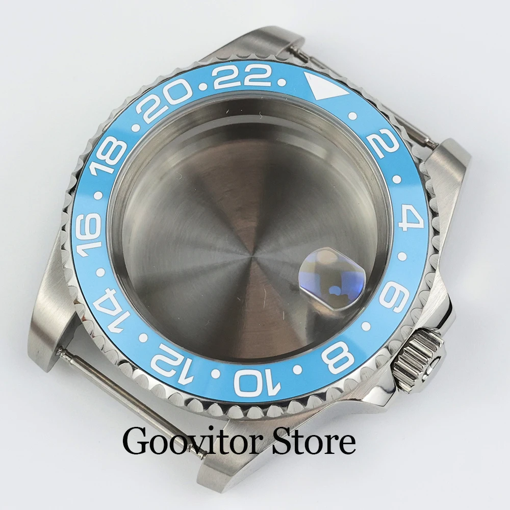 Корпус часов Diver 40 мм NH35 для механизма sub gmt NH34 NH36 28 5 циферблат сапфировое стекло