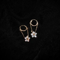 temperament flower earrings 2021 new trendy earrings small earrings summer ear clip female earrings for women 2020 jewelry