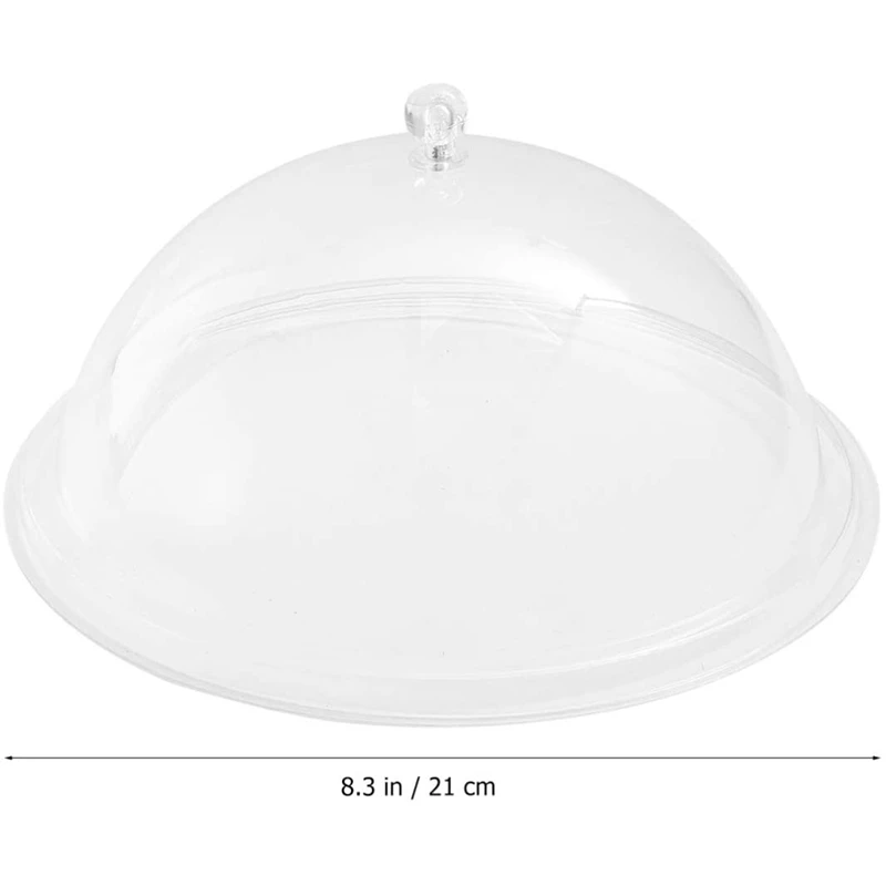 Круглая крышка для еды прозрачная консервации хлеба и закусок из акрила
