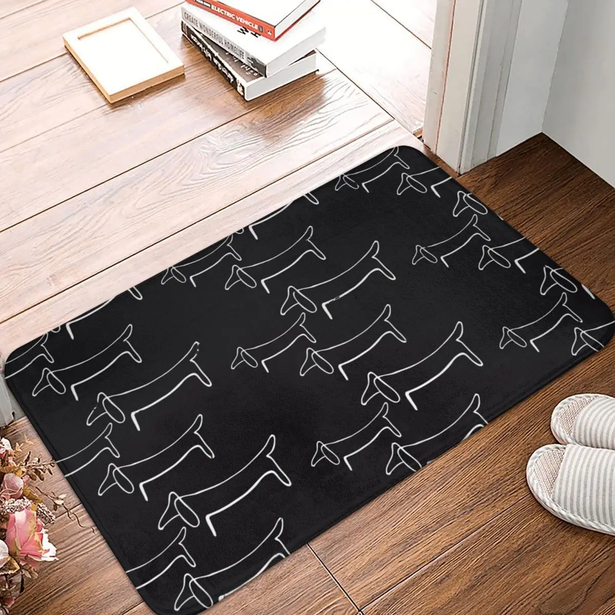 

Pablo Picasso Wild Wiener Dog Dachshund Doormat Rug Carpet Mat Footpad Polyester Anti-slip Water Oil Proof Front Room Corridor