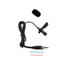 cravat clip on microphone for sennheiser sk ek g1 g2 g3 g4 g5 wireless lavaleri mic