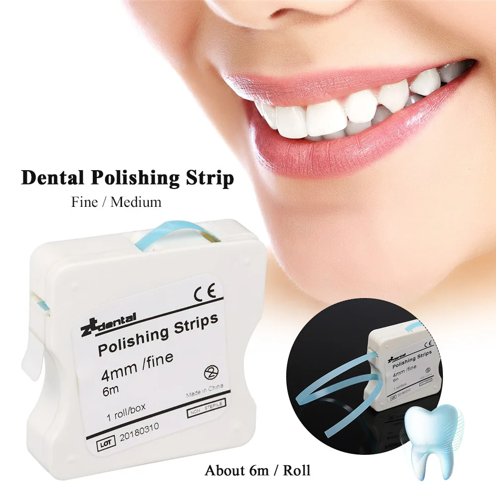 

Dental Polishing Strip 4Mm Resin Tooth Interdental Sanding Grinding Surface Dental Tool Dentist Material Teeth Whitening