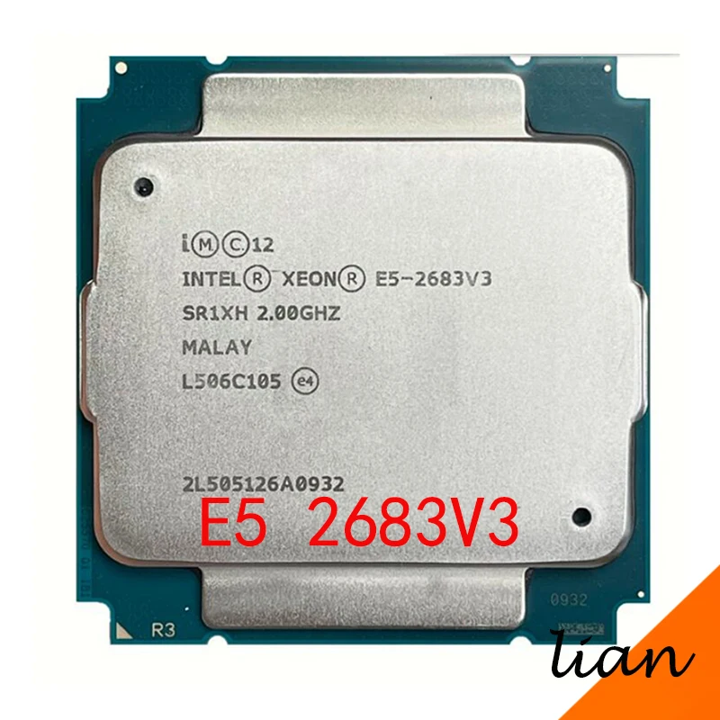 

Процессор Intel xeon e5 2683 v3 sr1xh, 2,0 ГГц, 14 ячеек, 35 м, lga 2009-3, e5 2683v3