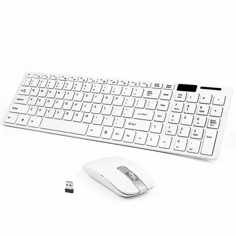 Набор для клавиатуры и мыши, 2,4 ГГц, бесшумная клавиатура и мышь, комбинированный комплект, ультратонкая клавиатура с защитной пленкой для ноутбука и ПК