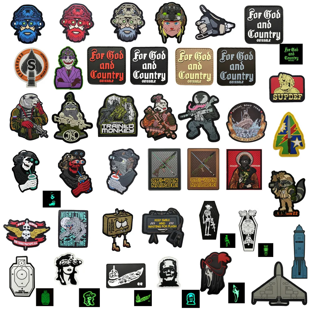 Новый дизайн 3D ПВХ с функцией ночного видения вышивкой