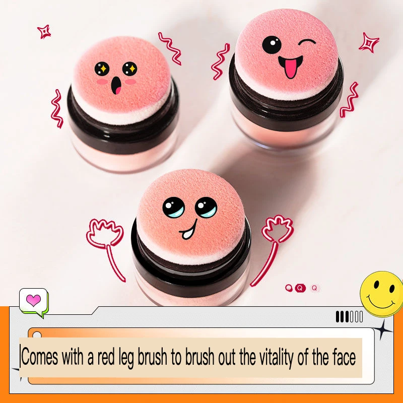 Фото ILISYA Lazy Cushion Blush Palette Бестселлер, глянцевая контурная универсальная палитра, новые солнцезащитные румяна для женщин №2