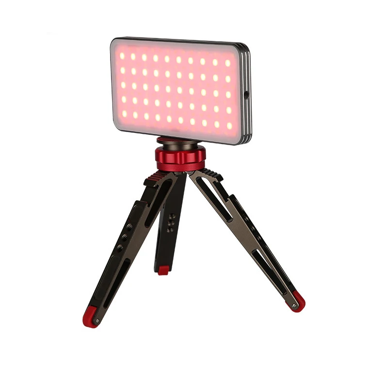RGB LED Video Light Full Color Camera Light Rechargeable 4000mAh Dimmable 2500-8500K Panel Light Power Bank Charger For Phone enlarge