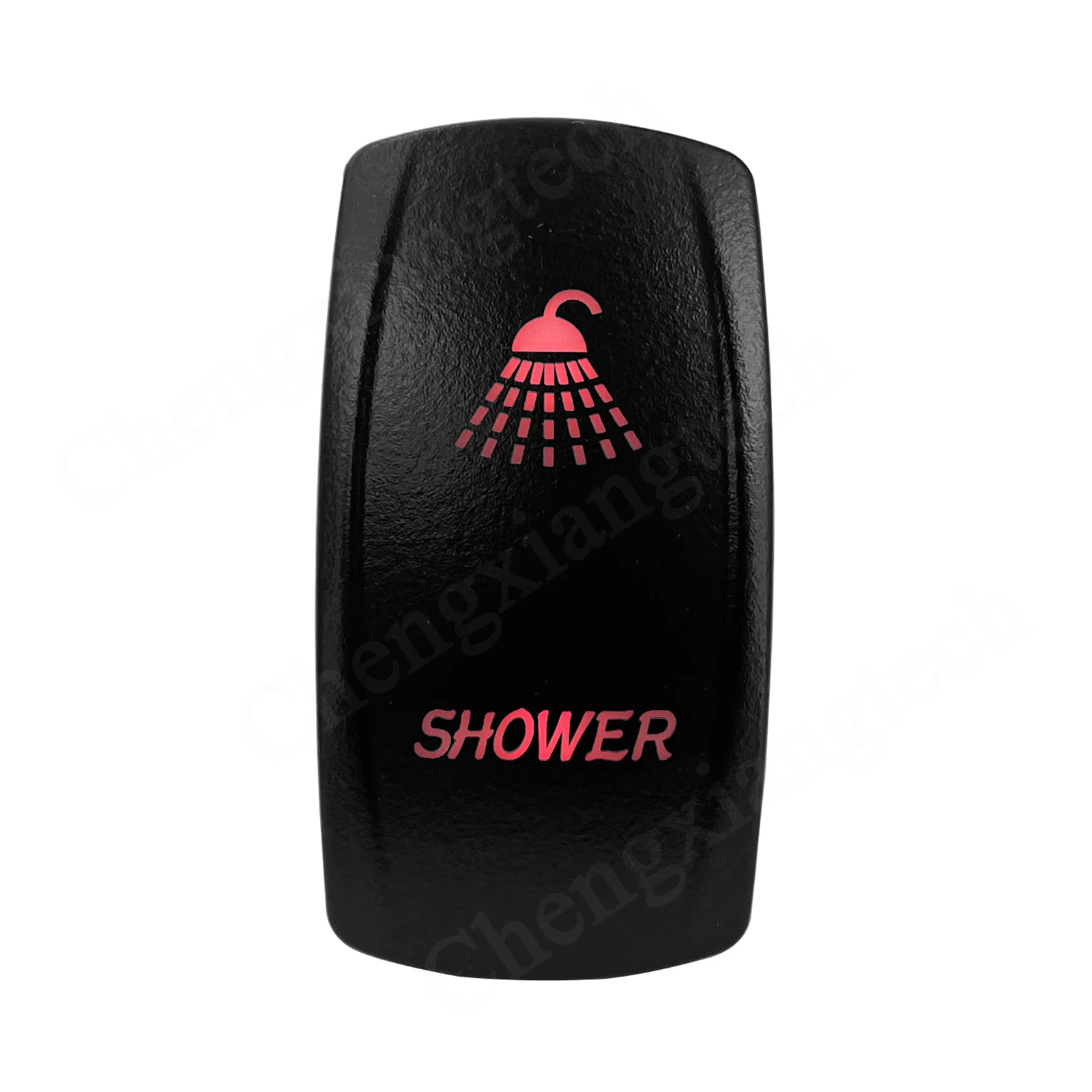 

Пятиконтактный SPST ON OFF Красный светодиодный тумблер для душа 12 в 24 в водонепроницаемый IP68 для фургонов RVs прицепов бытовых домов