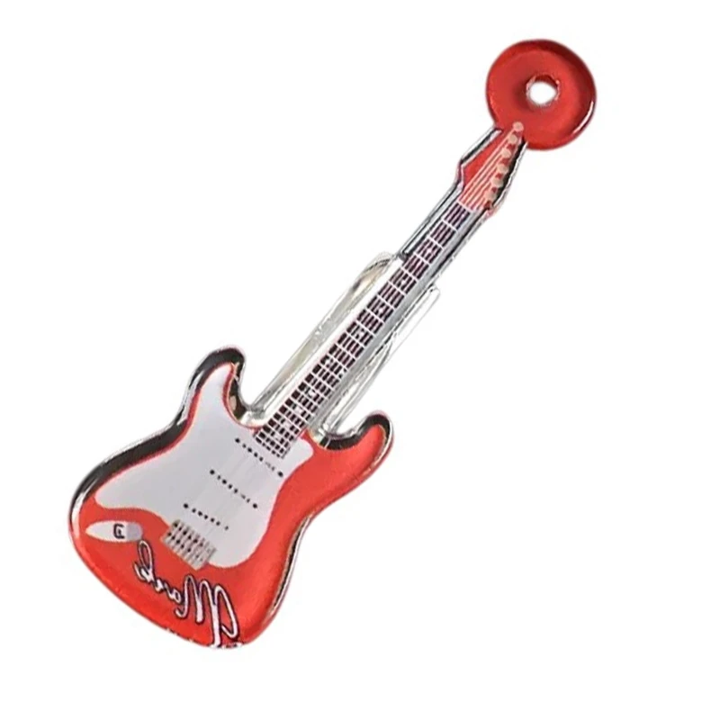 Популярная заколка для волос в виде гитары девочек субкультурная детские