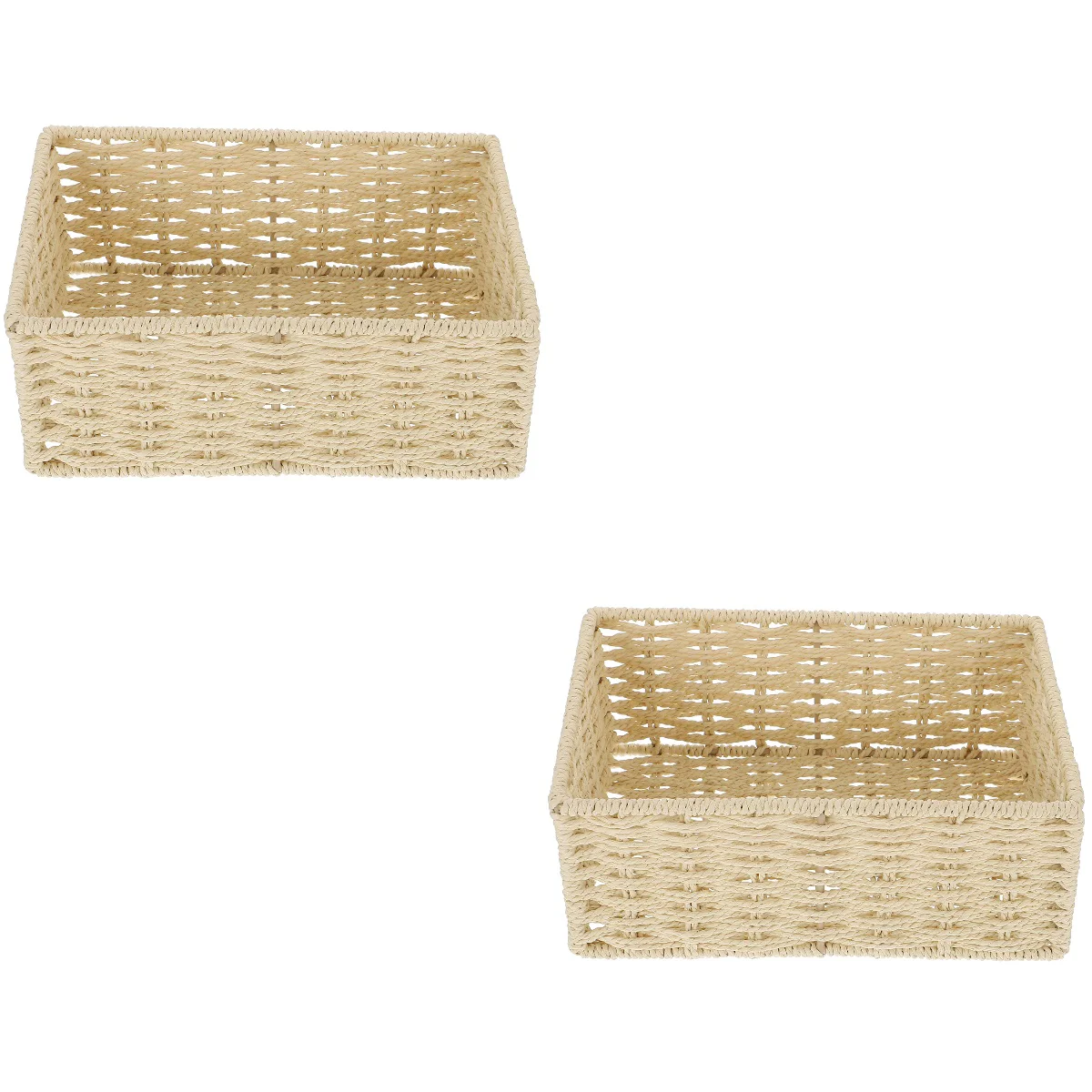 

Basket Storage Baskets Woven Decorative Box Shelf Hamper Rattan Makeup Sundries Wicker Organizer Holder Stationery Tabletop Egg